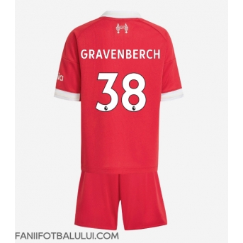 Liverpool Ryan Gravenberch #38 Echipament de Fotbal Replică 2025-26 Copii Acasa (+ Șorturi)